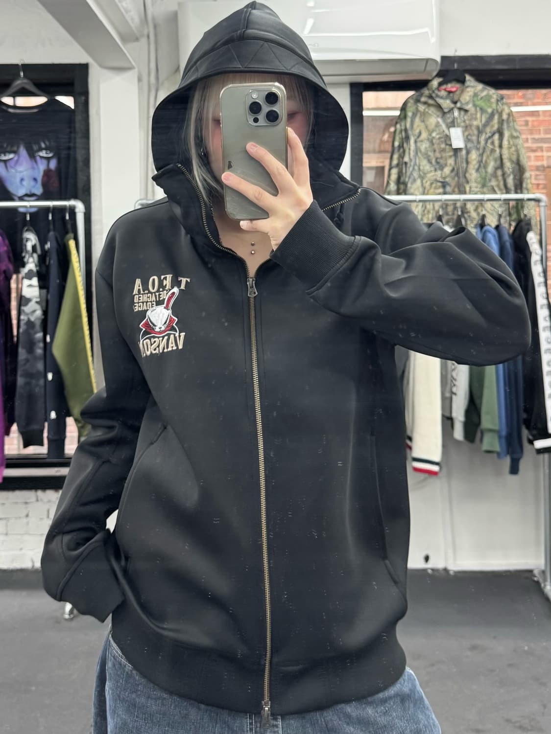 밴슨 레더 TFOA 후드집업 상품이미지3