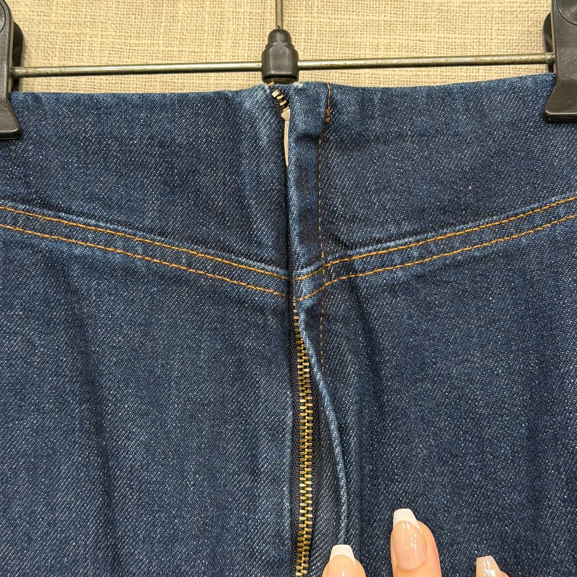 유니클로U 트임 데님 롱스커트 61사이즈 상품이미지4