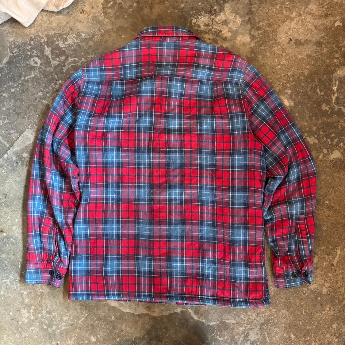 엘엘빈 플리스 라인드 플란넬 체크 셔츠 상품이미지2