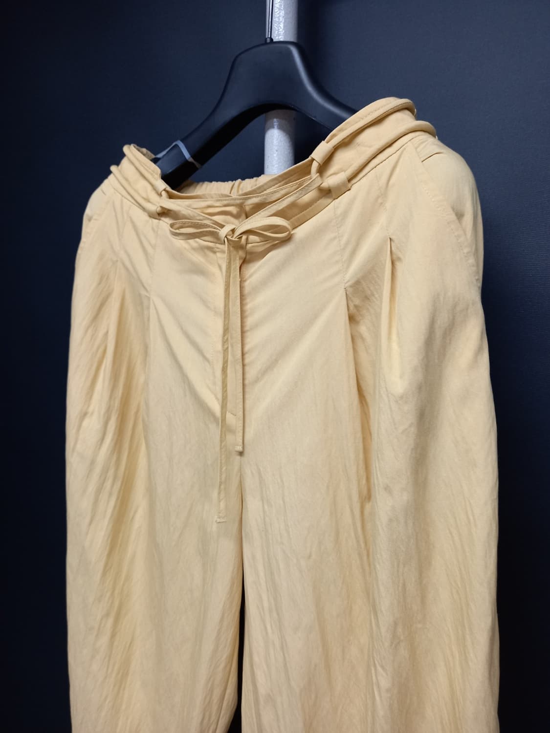 새 에뜨르 몽크 춘하 하이웨스트 핀턱 일자통핏팬츠 44 상품이미지4