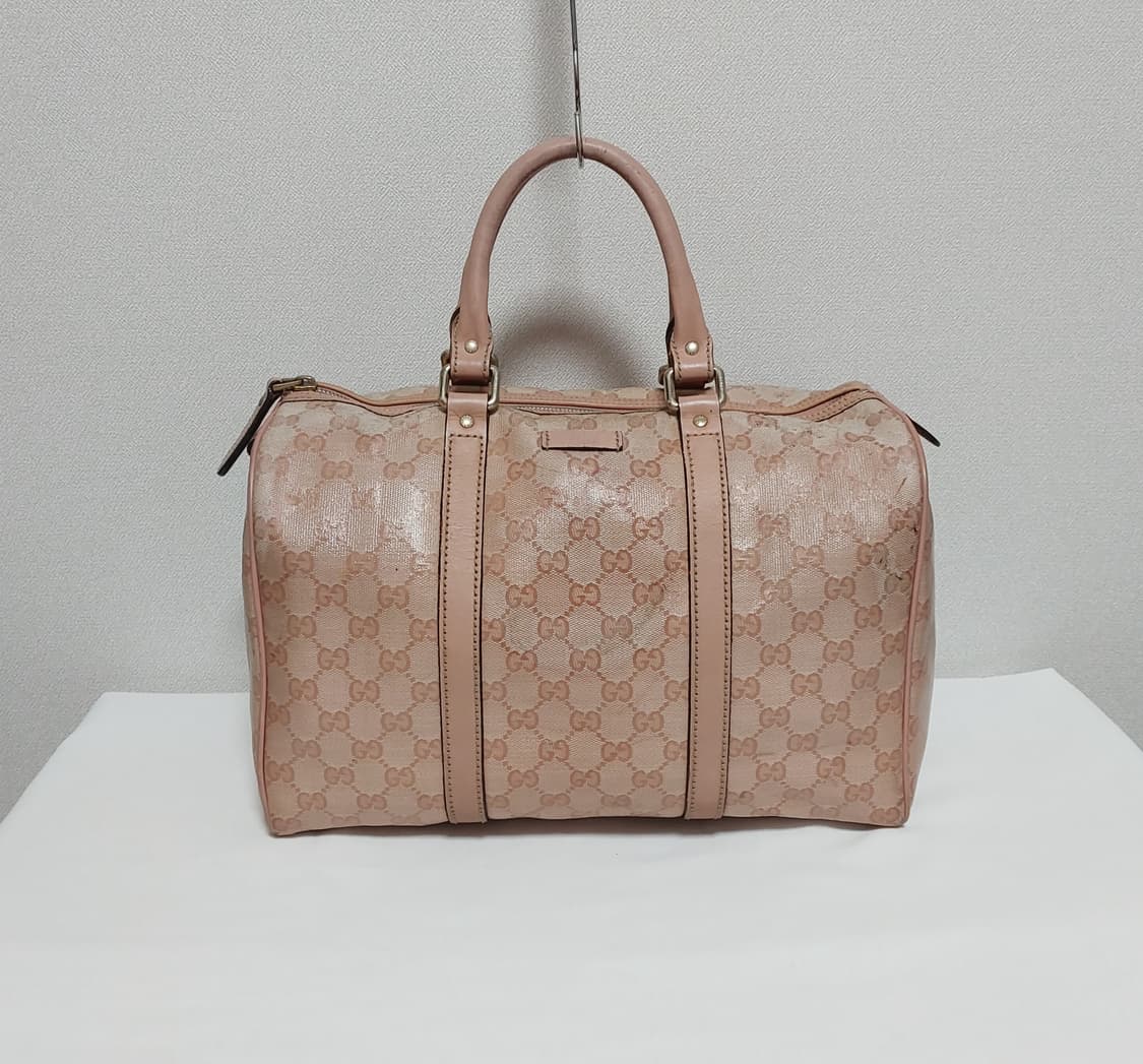 구찌 핑크 GG 크리스탈 보스턴백 (정품) 상품이미지1