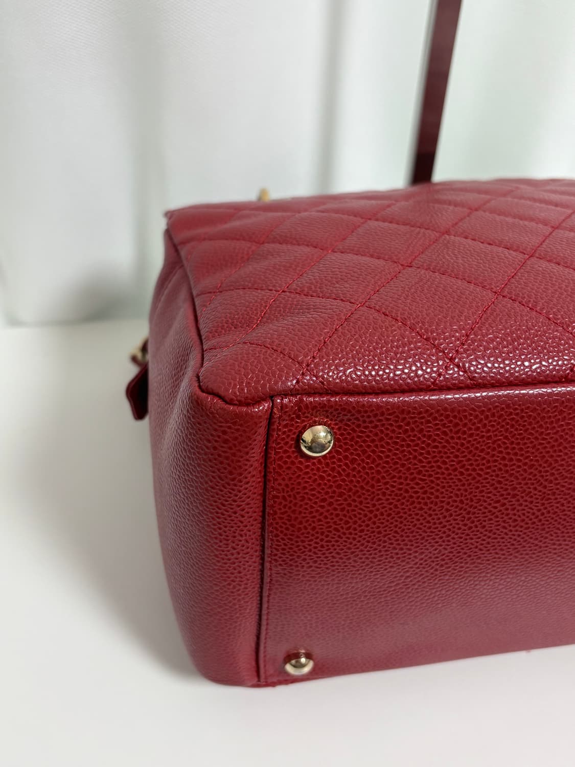 샤넬 정방백 레드 상품이미지5