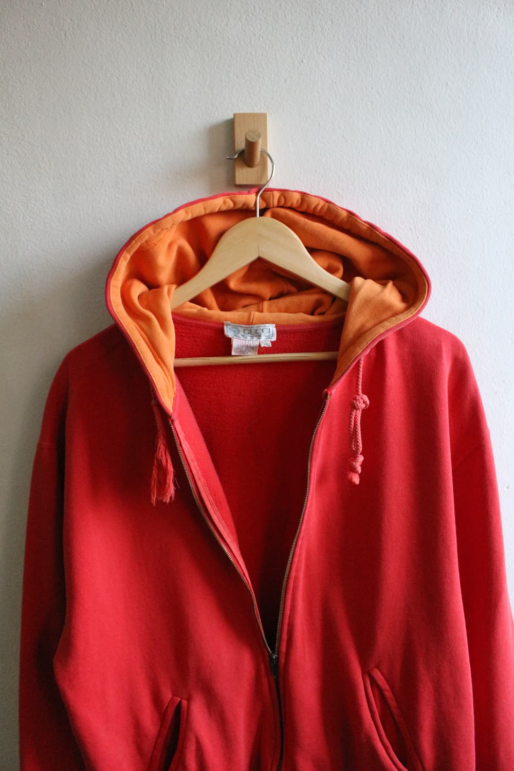 80s 구찌 블랭크 후드 집업 상품이미지7