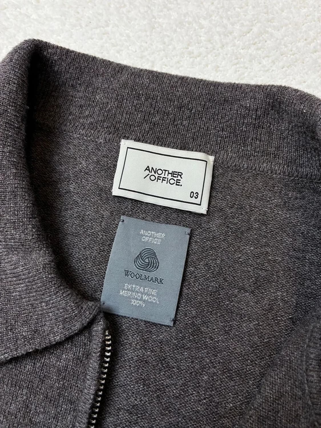 어나더오피스 스왈로우 하프 풀오버 니트 PN5842    상품이미지5