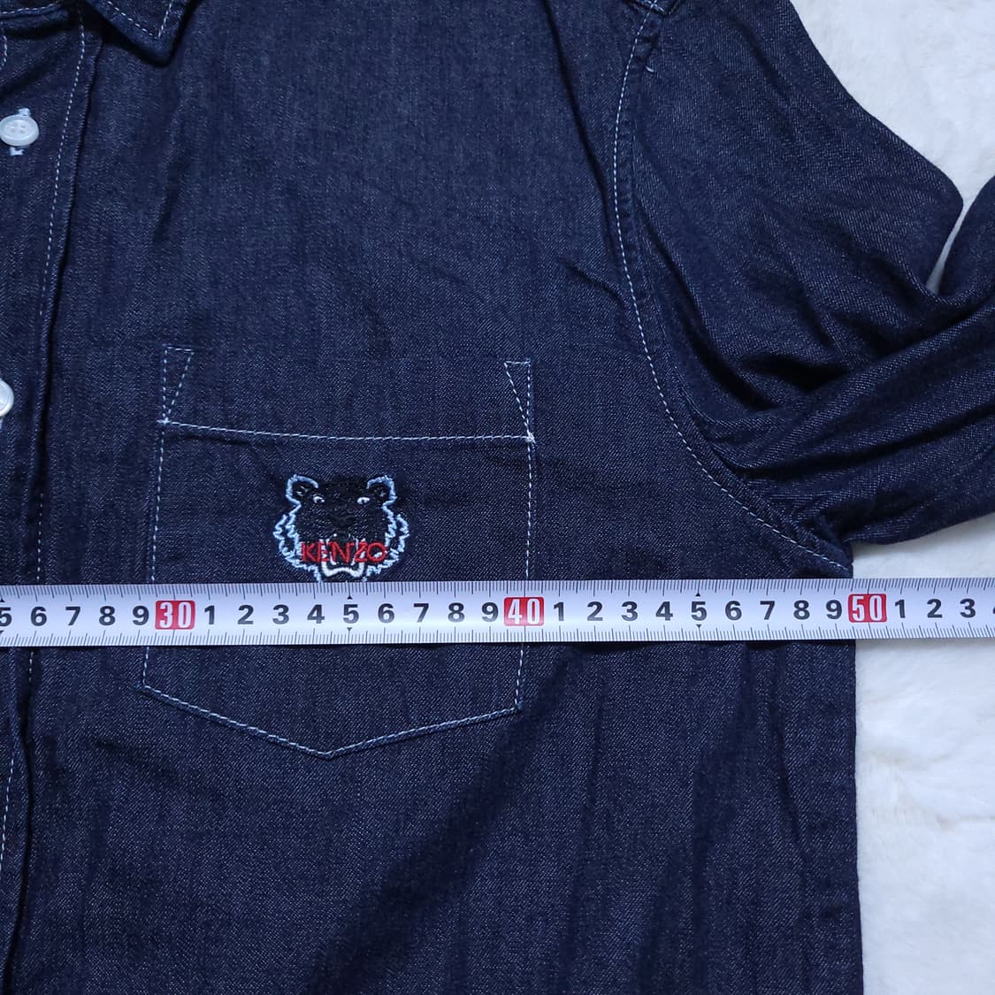 겐조 남성 데님셔츠 M 0404  뽀샤샤 상품이미지4