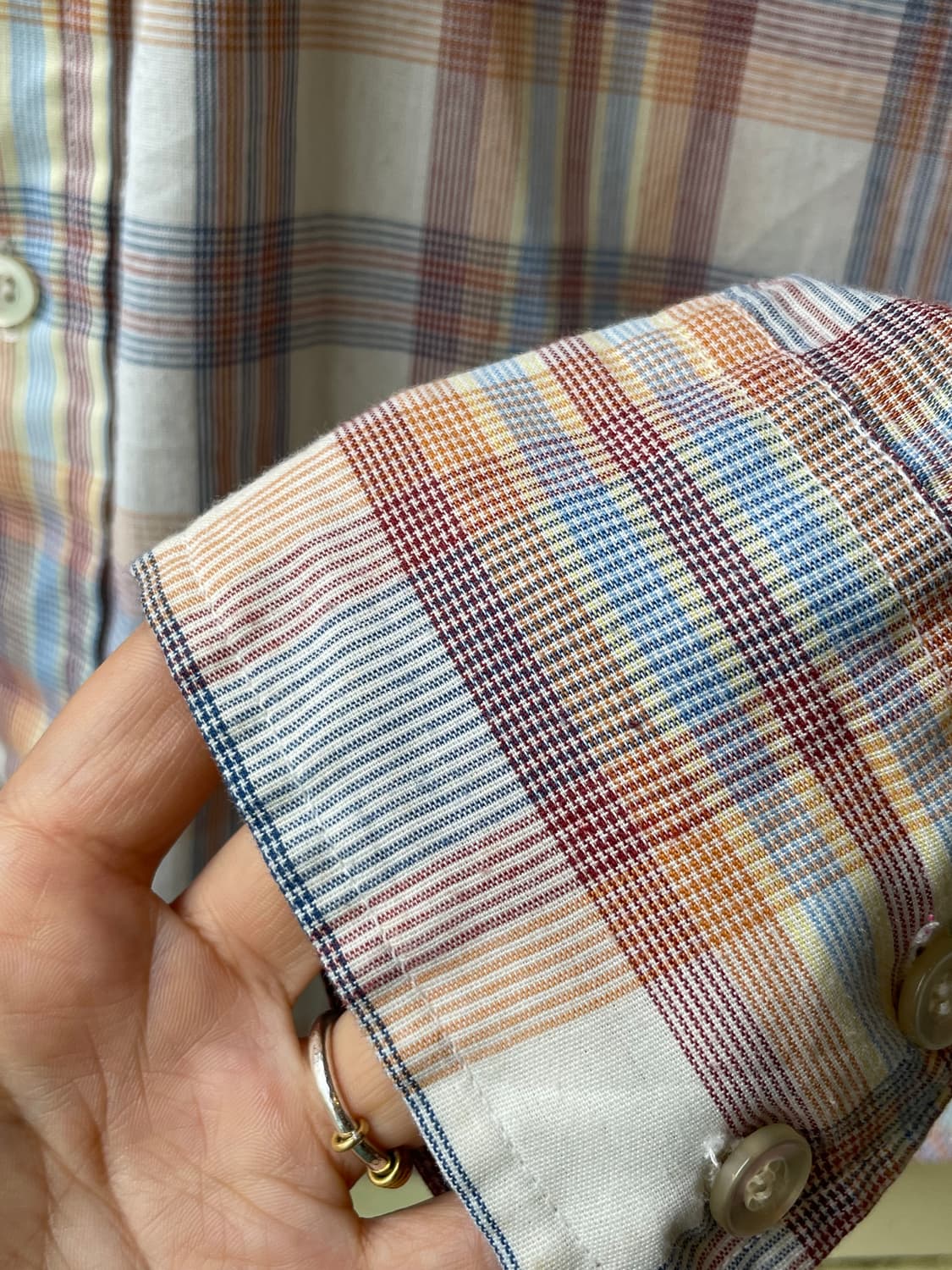 1970-80's Vintage Levi’s Check Shirt  상품이미지6