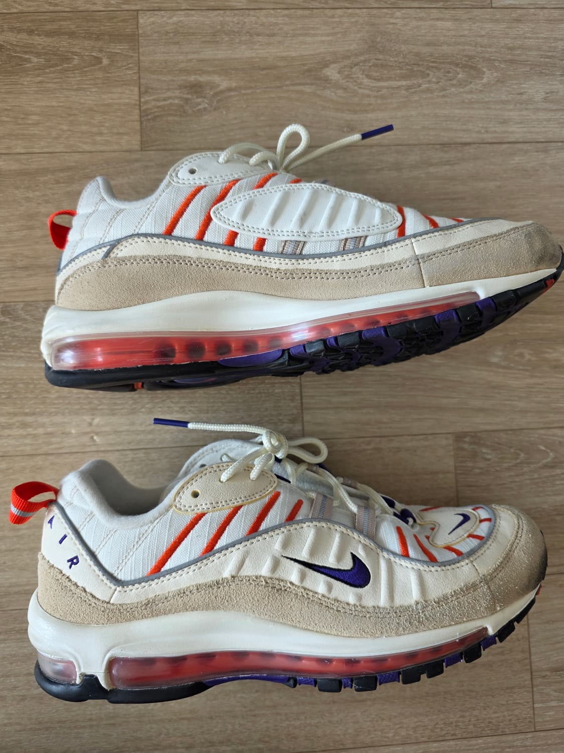 Nike Air Max 98 Sail Court Purple 상품이미지2
