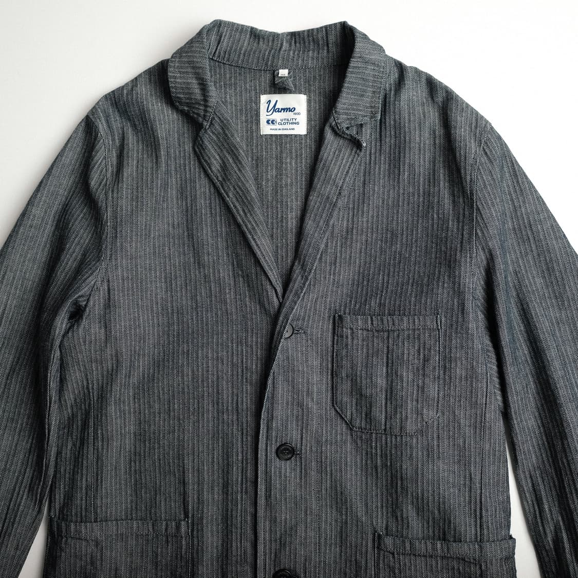 Yarmo 옴니갓 헤링본 드라이버 자켓 인디고 42(103)사이즈 상품이미지5