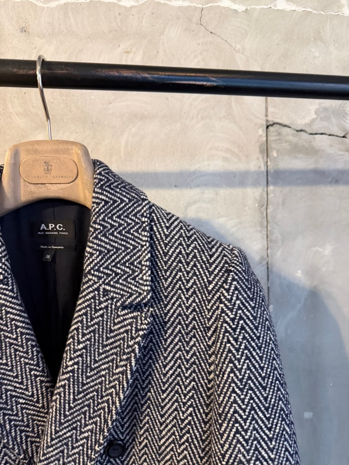 APC 아페쎄 트위드 더블브레스티드 코트 여성55 상품이미지4