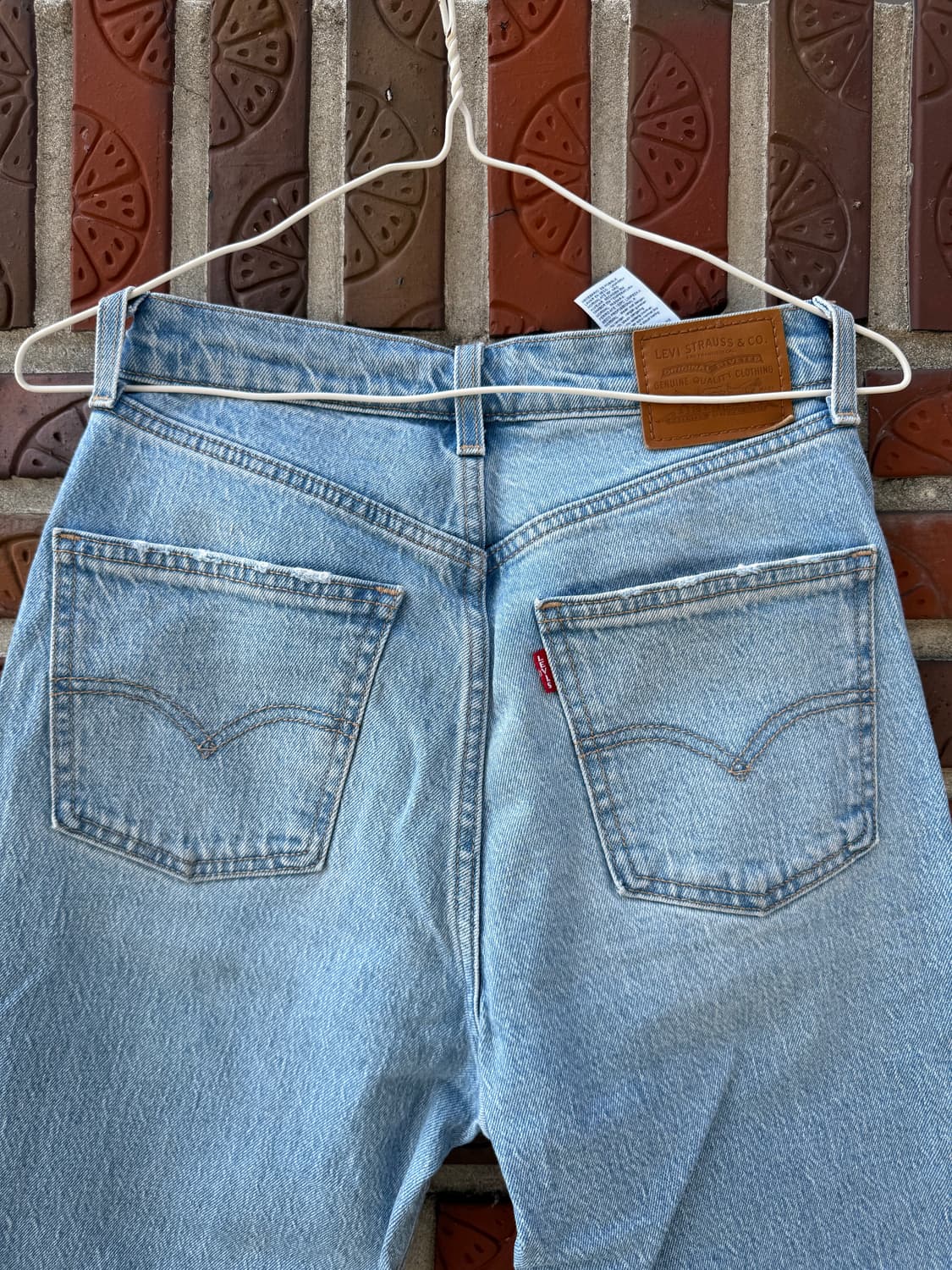 리바이스 프리미엄 70s 하이 슬림 스트레이트 데님 (26) 상품이미지5