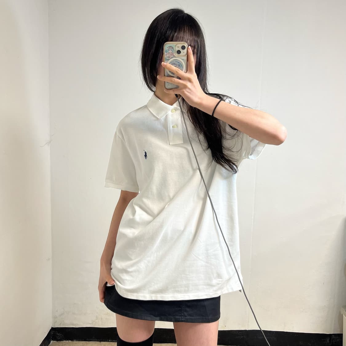 Polo Ralph Lauren White Collar T-Shirt 상품이미지1