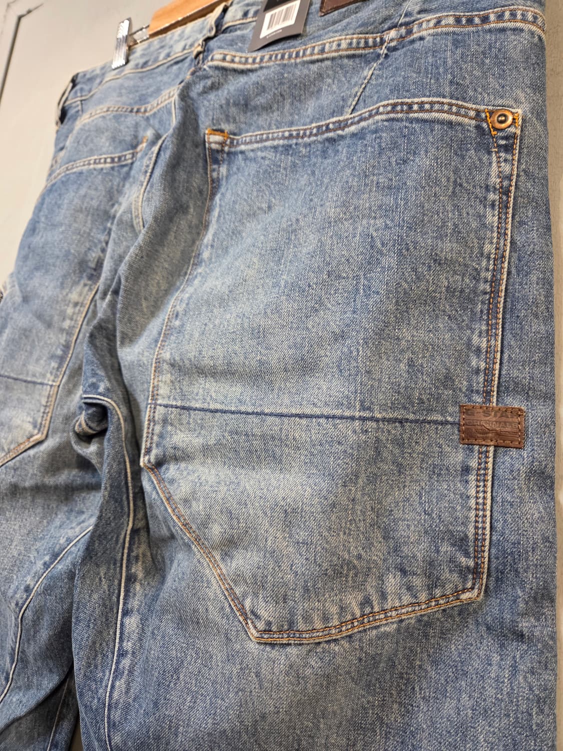 G-Star Raw 워싱 데님 팬츠(W33/L34) 상품이미지6