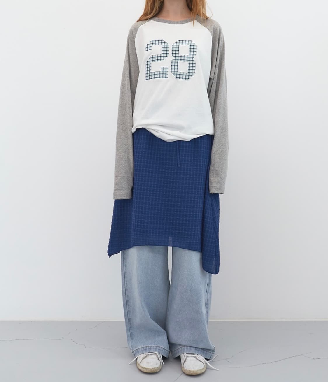 엔조블루스 넷 체크 셋업 상품이미지1