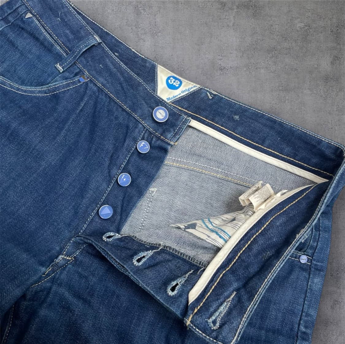 리바이스 Levi’s 모던 오리지널 미디엄 블루 데님 팬츠 32 상품이미지4