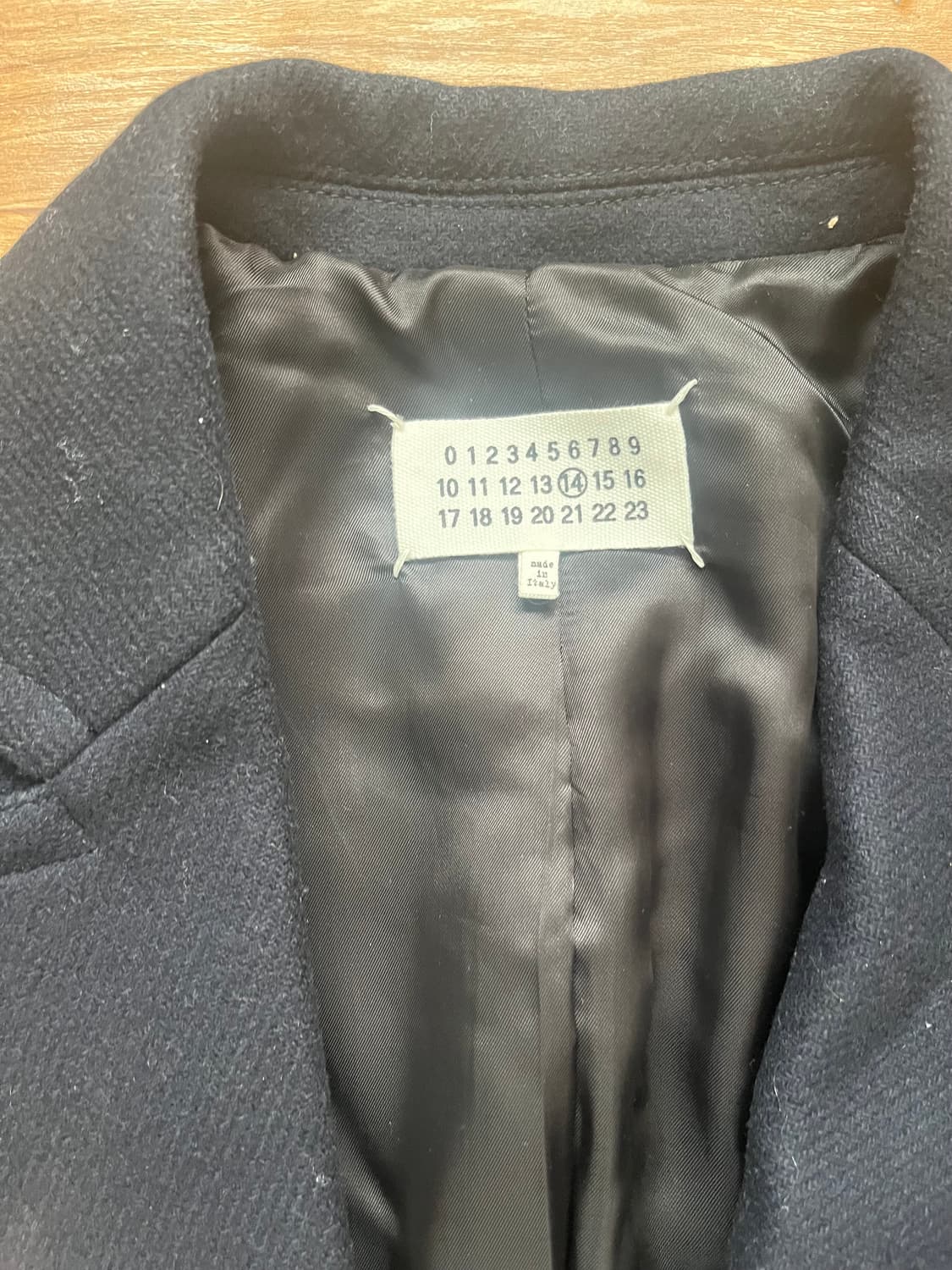 마르지엘라 코트48 네이비 상품이미지2