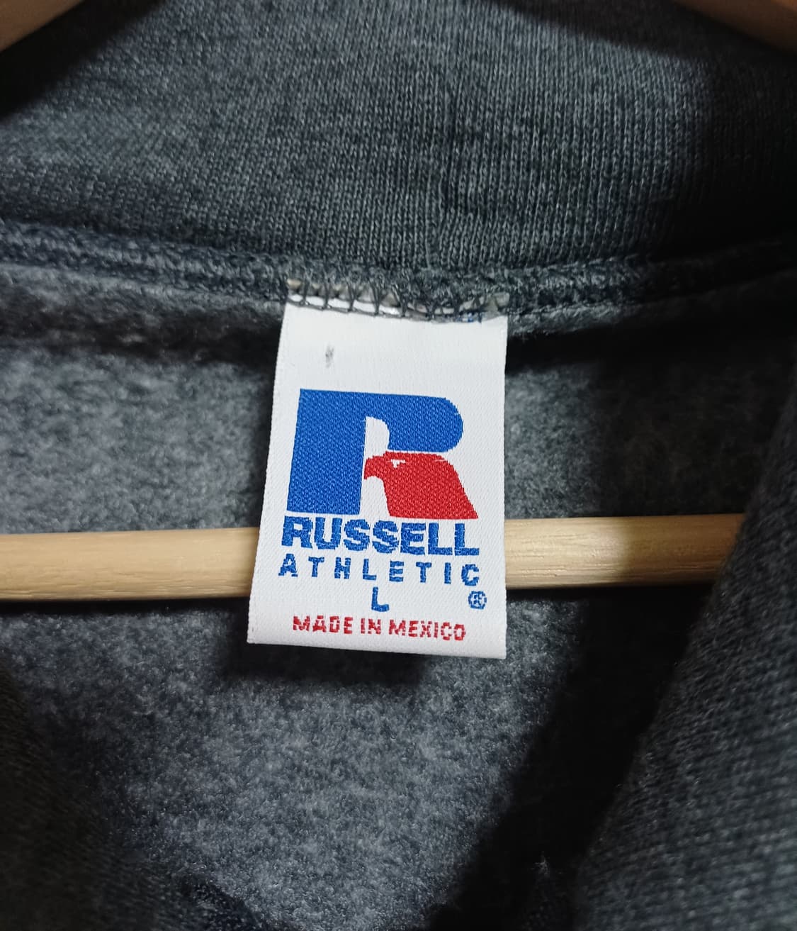 🏈 Russell Zip-up Hoodie - Dark Grey 상품이미지2