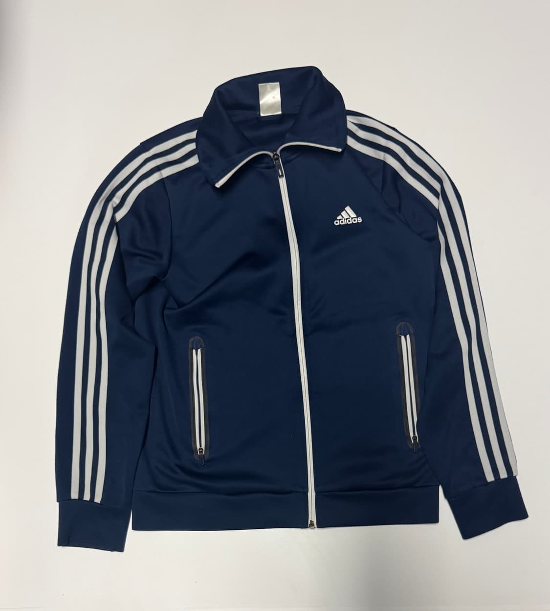 아디다스 올드스쿨 기능성 삼선 트랙탑 져지 다크네이비 상품이미지1