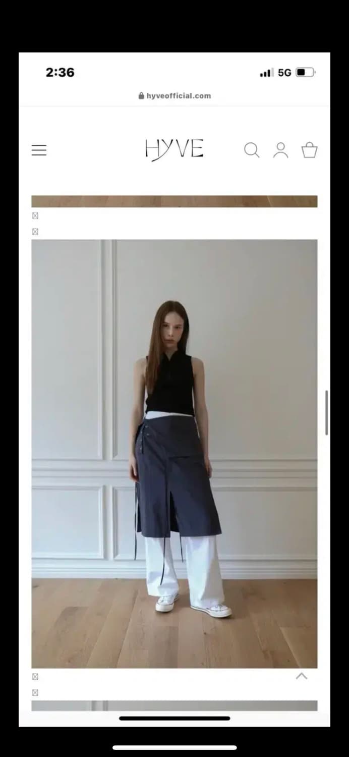 hyve 하이브 MIDI SLIT DRESS 미디 슬릿 드레스 상품이미지6