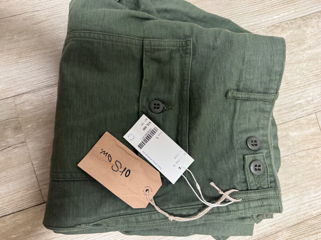 오어슬로우 퍼티그 5사이즈 새상품 상품이미지1