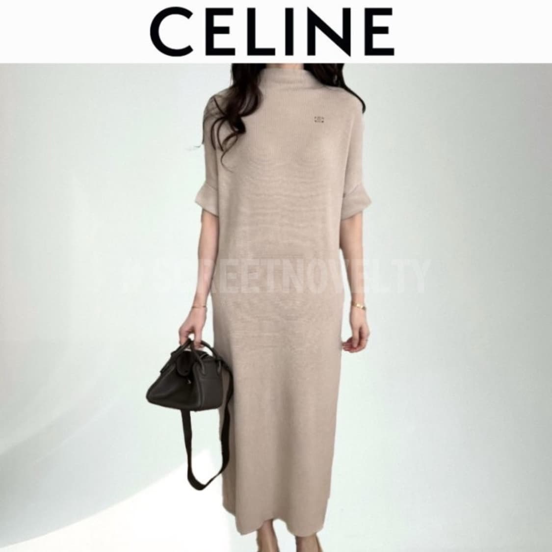 셀린느 반목 니트 원피스 상품이미지6