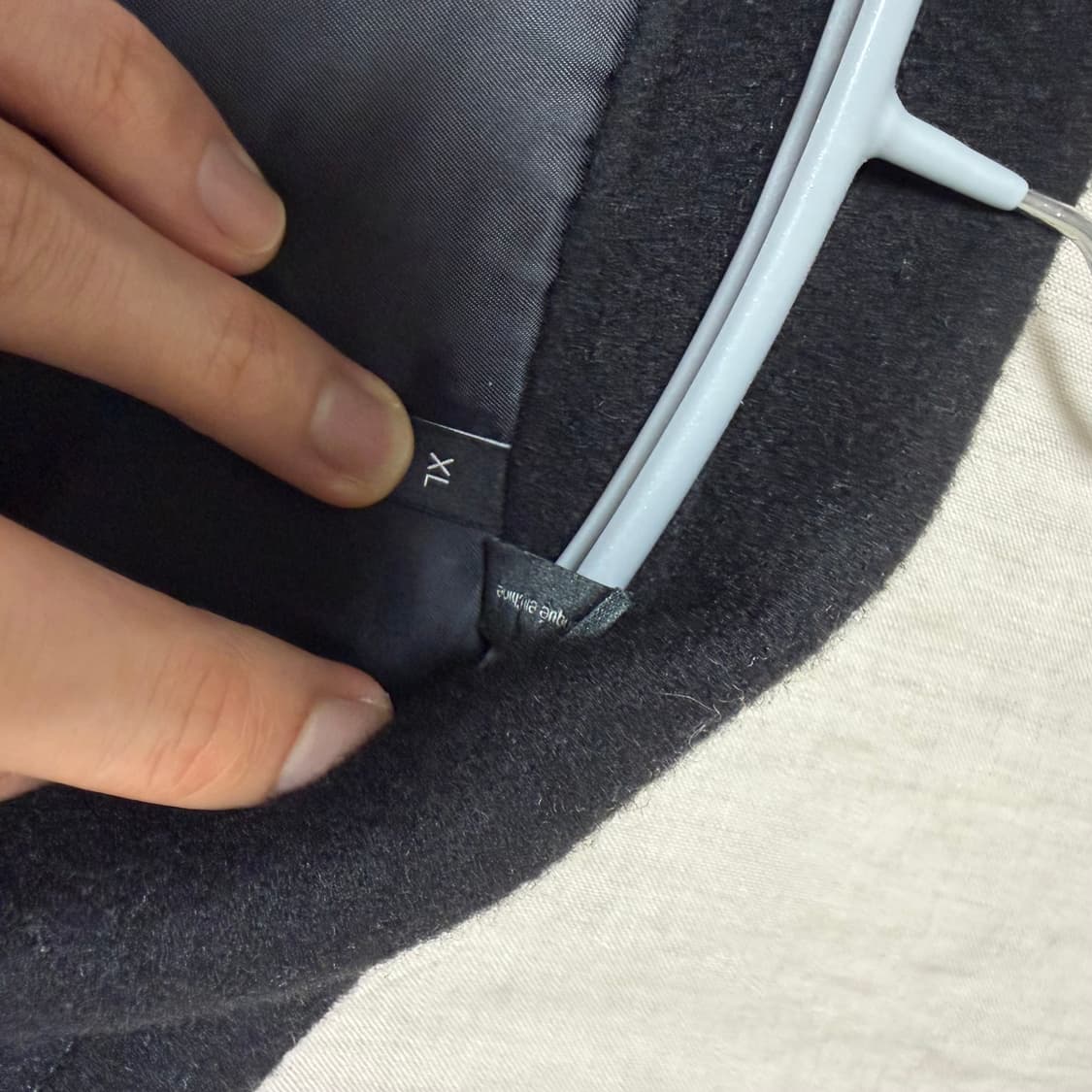 [XL] 띠어리 울 캐시미어 자켓 블랙 상품이미지2