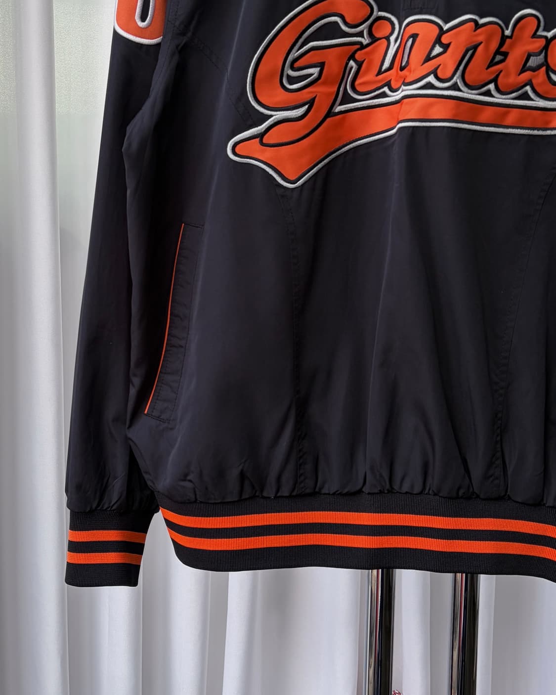 [L]롯데 자이언츠 춘추용 베이스볼 하프집업 바람막이 자켓 상품이미지5