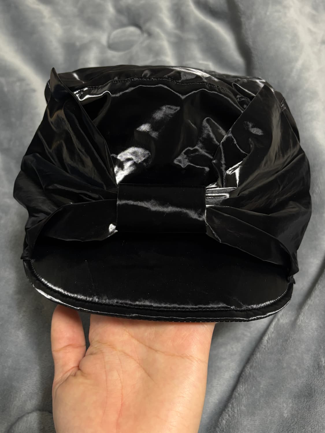 새상품)어썸니즈 벨보이 캡 리본 블랙 상품이미지2