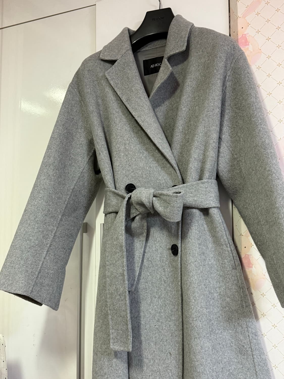 애드호크 캐시미어 핸드메이드 코트 상품이미지2