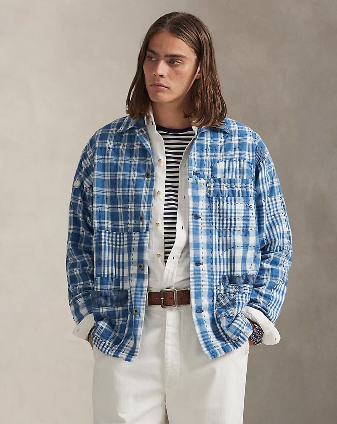 랄프로렌 패치워크 셔츠 상품이미지6