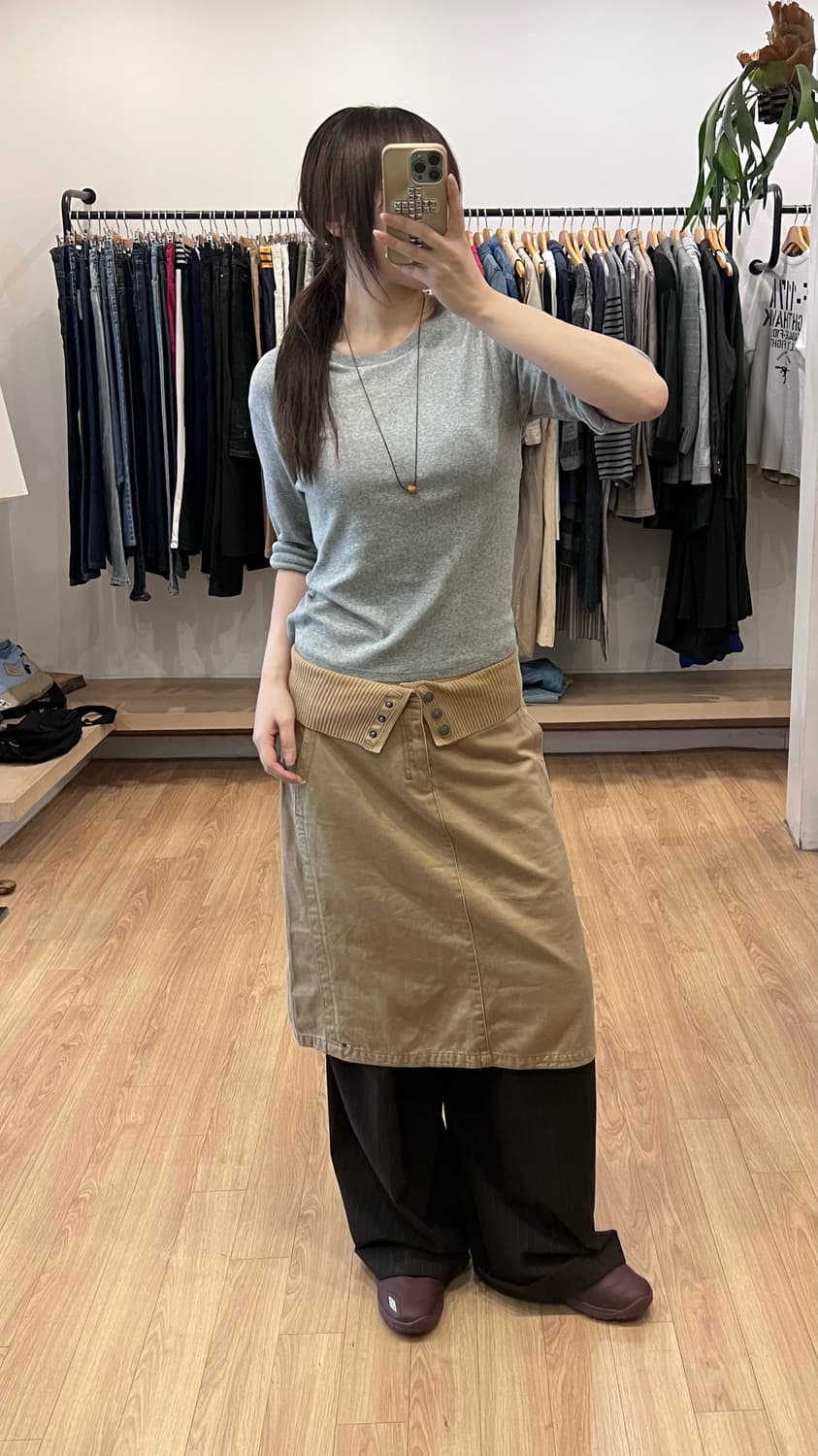 TOMMY HILFIGER 타미 힐피거 밴딩 스커트 (31~32인치) 상품이미지1