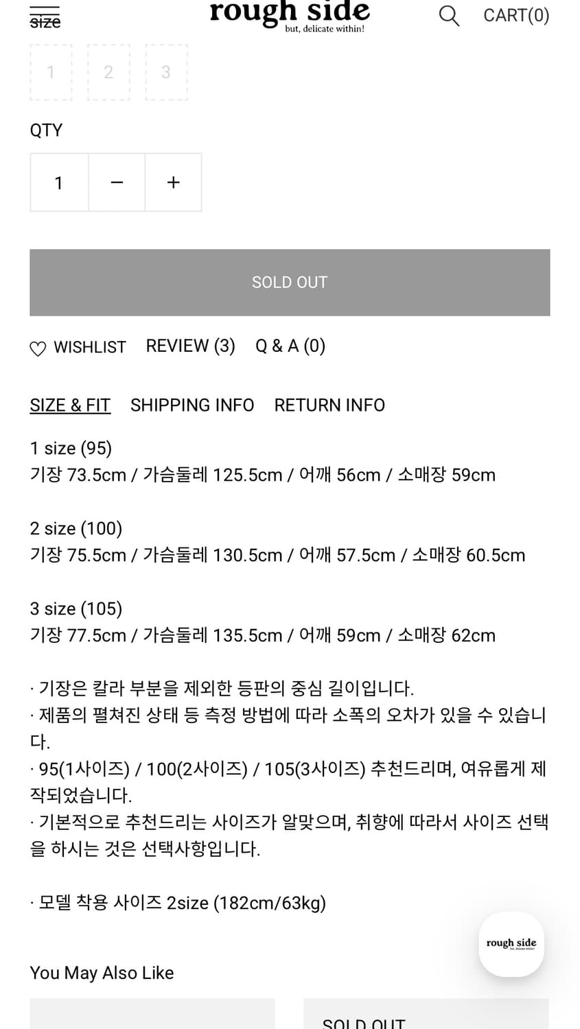 러프사이드 덱파카 다크네이비 3사이즈 상품이미지7