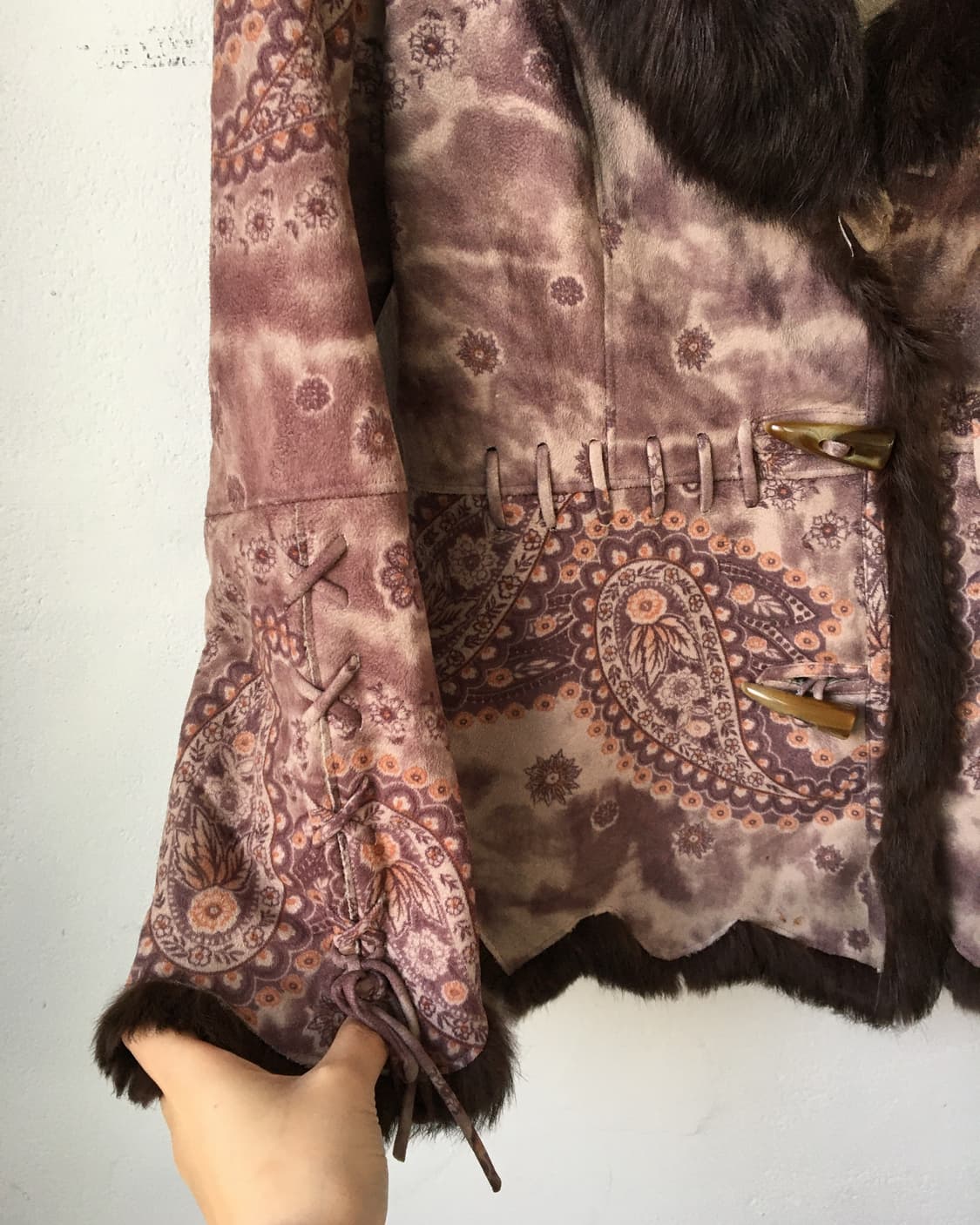 Ornament pattern rabbit fur mustang 상품이미지5