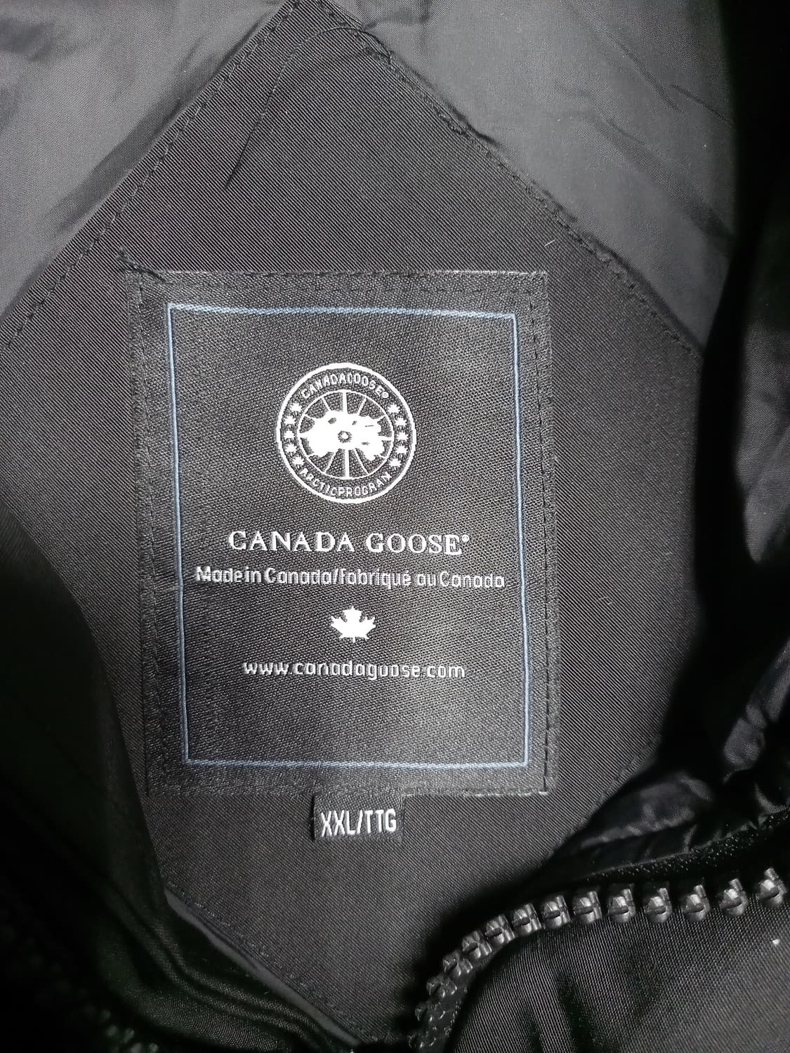 캐나다구스 블랙와펜 패딩       110 상품이미지3