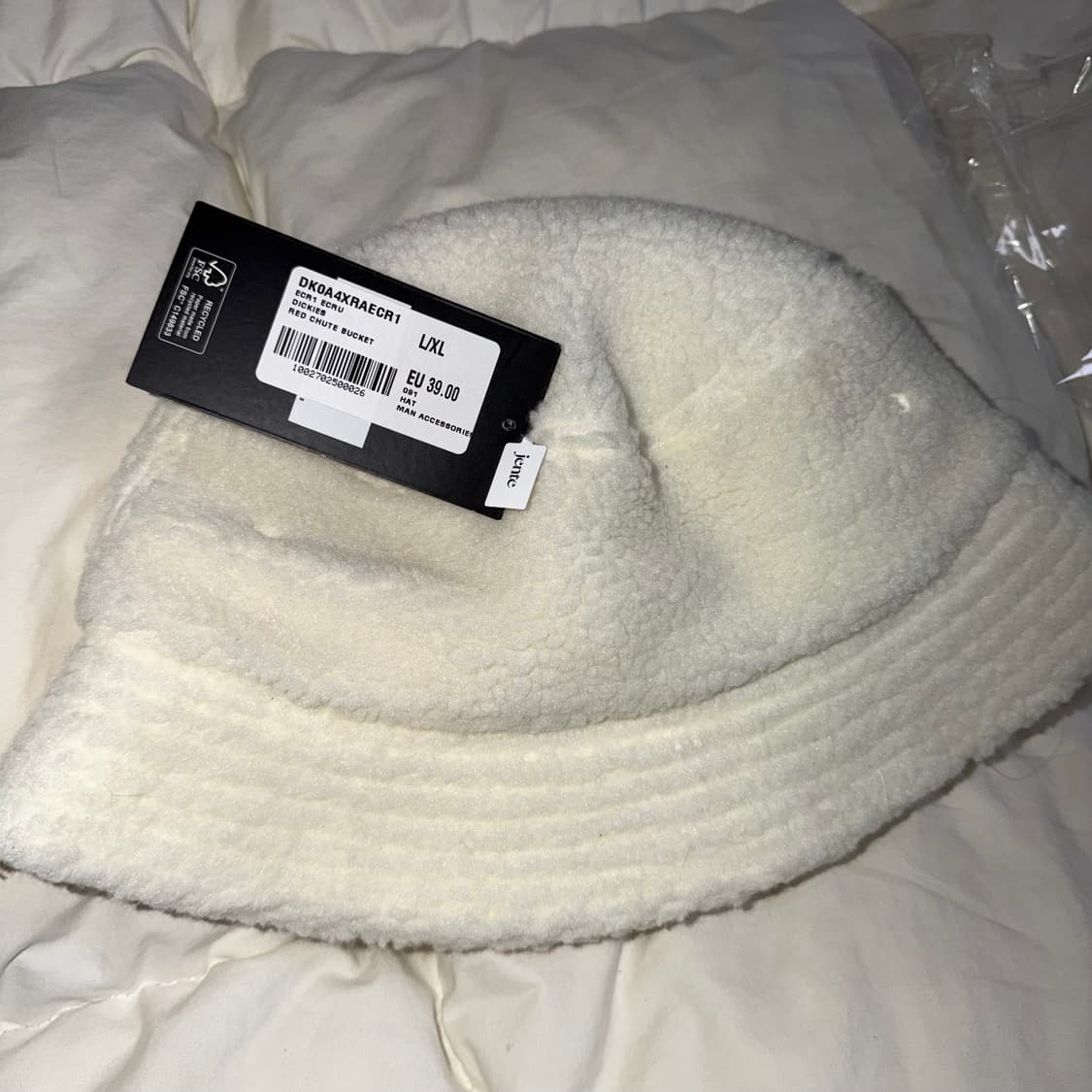 (L/XL) 디키즈 퍼 버킷햇 화이트 상품이미지2