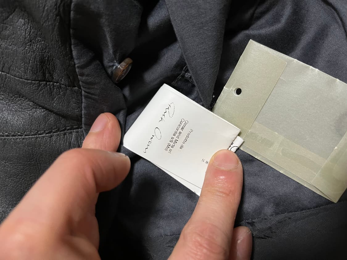 릭오웬스 wrap 가죽자켓 상품이미지9