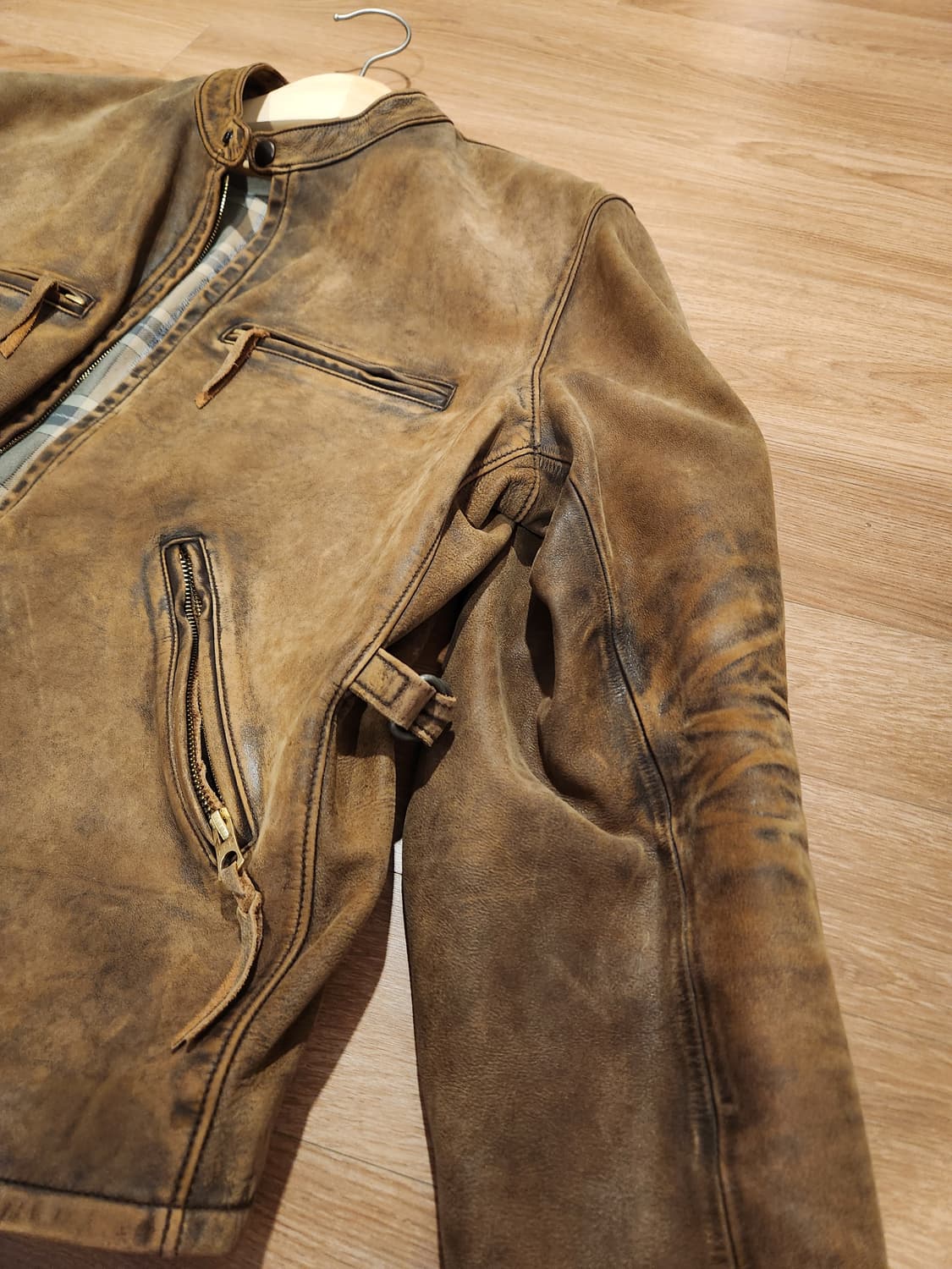 rrl 러프아웃 카페레이서 자켓 L 상품이미지3