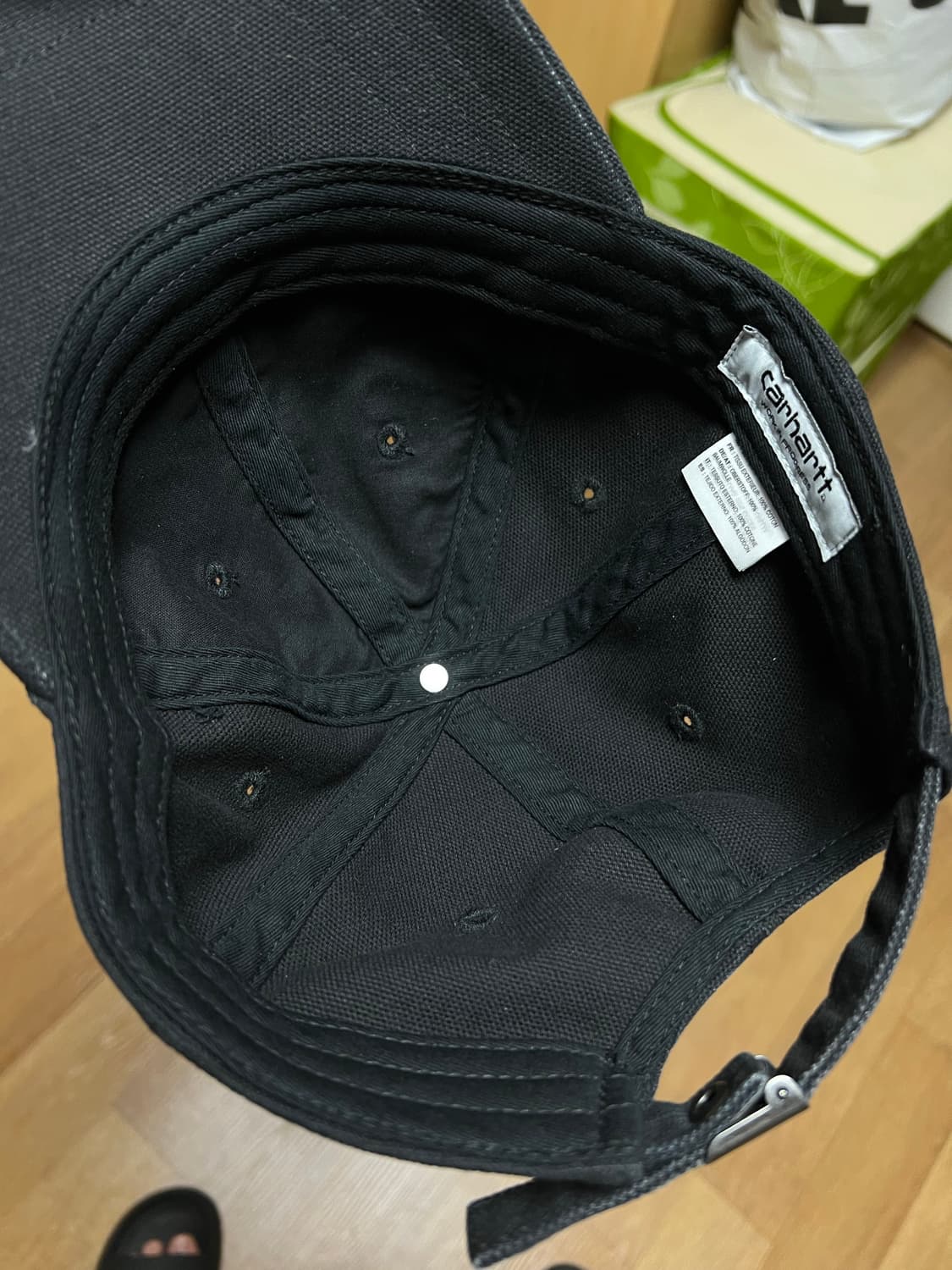 칼하트 하트패치 볼캡 상품이미지3