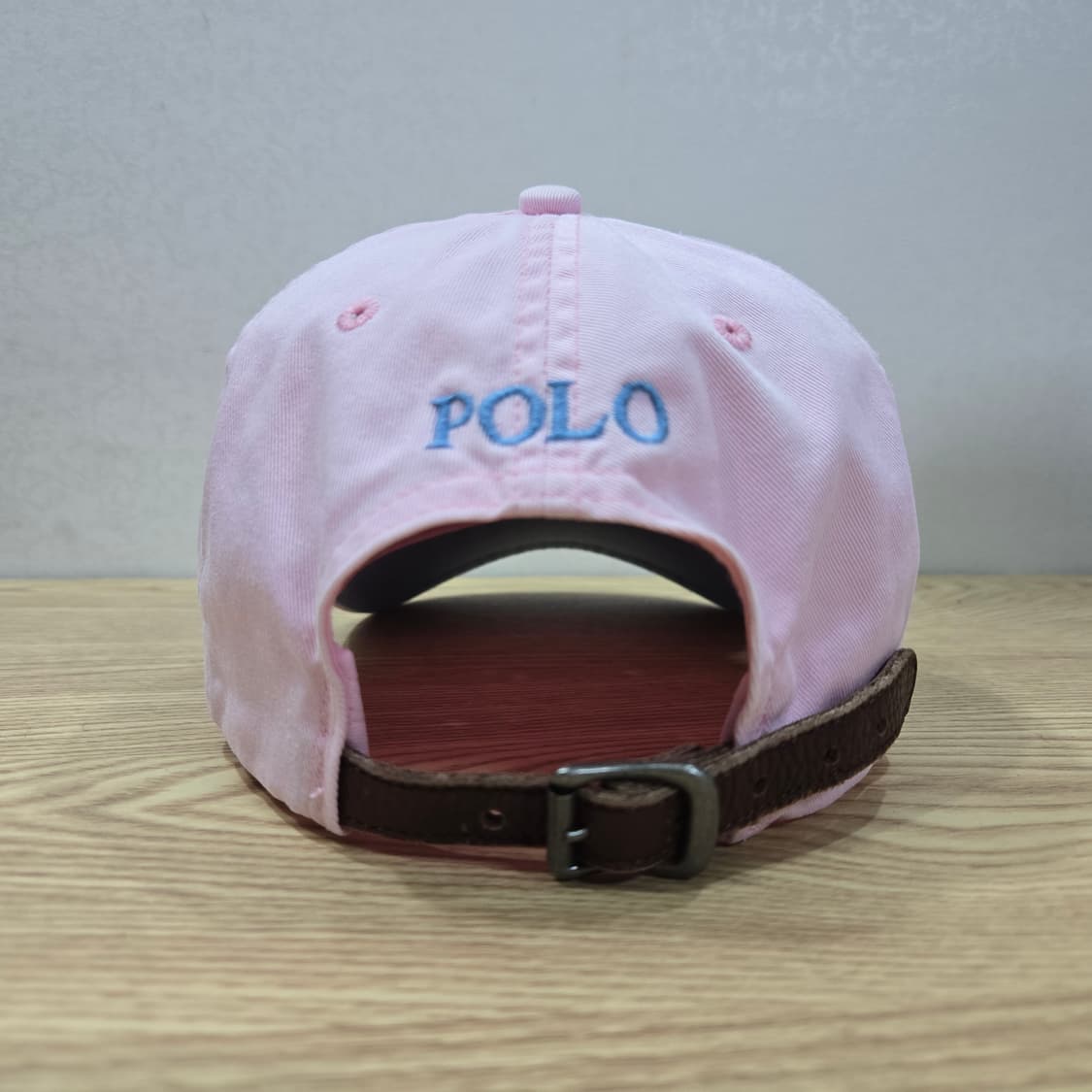 OS 폴로랄프로렌 구형 가죽끈 볼캡 핑크 타이완산 상품이미지3