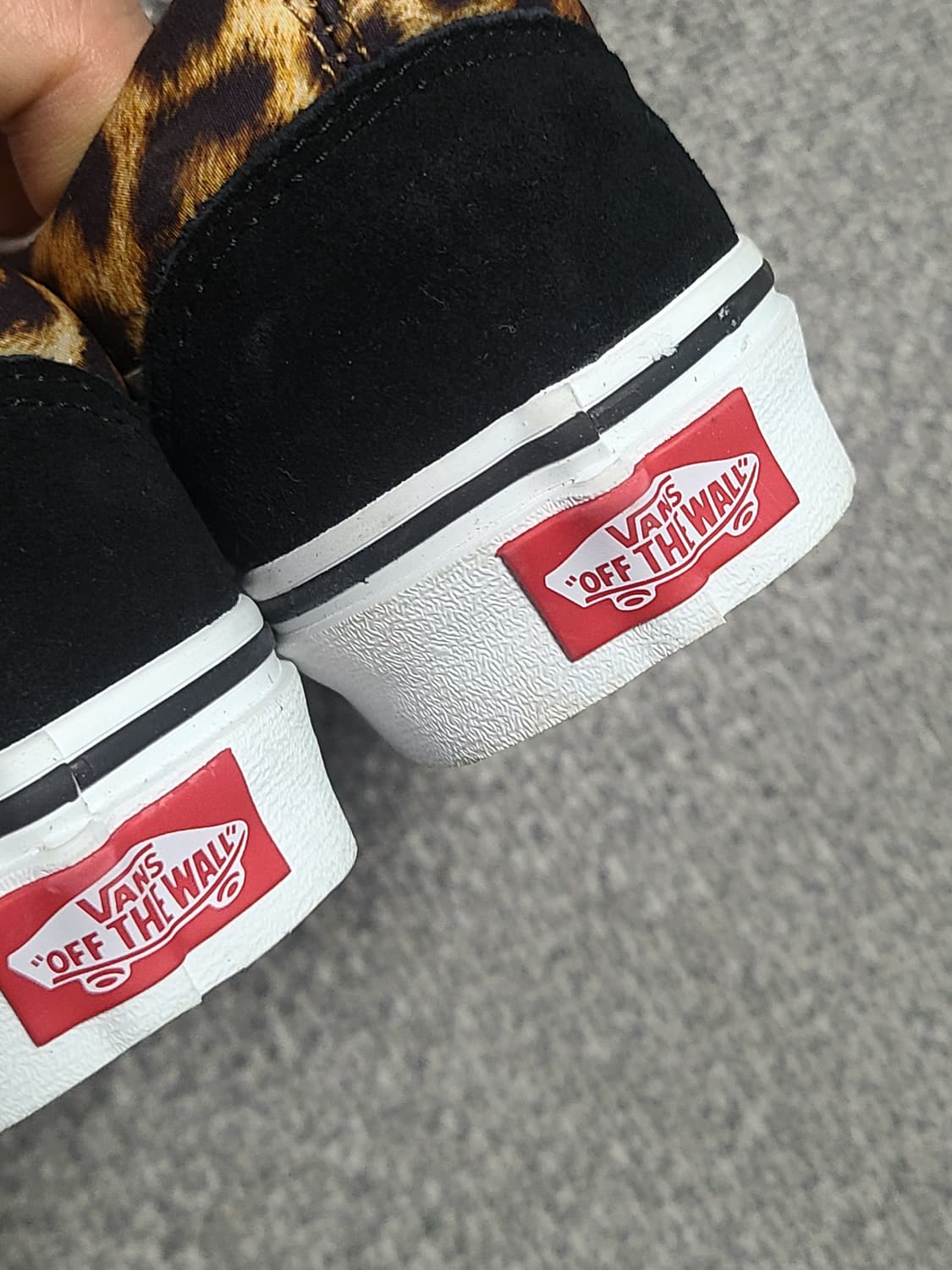 반스  해외판  레오파드 220mm  택만뗀 상태 상품이미지7