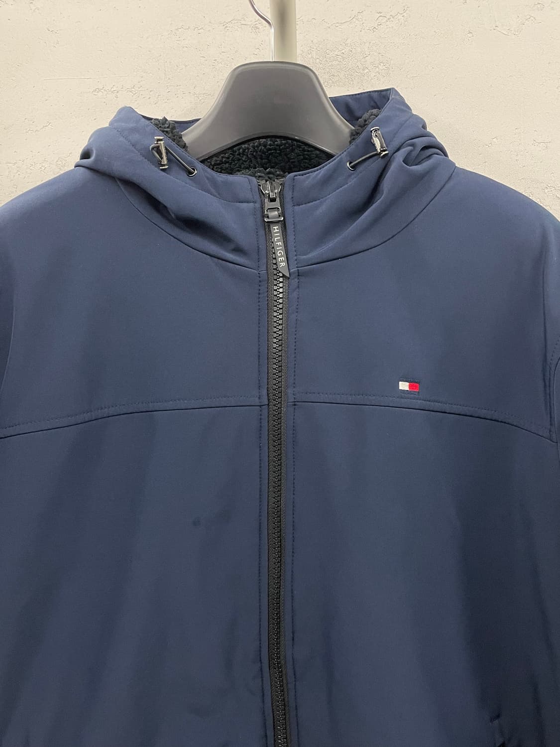 타미힐피거 소프트쉘 후드 재킷 네이비 XXL 상품이미지3