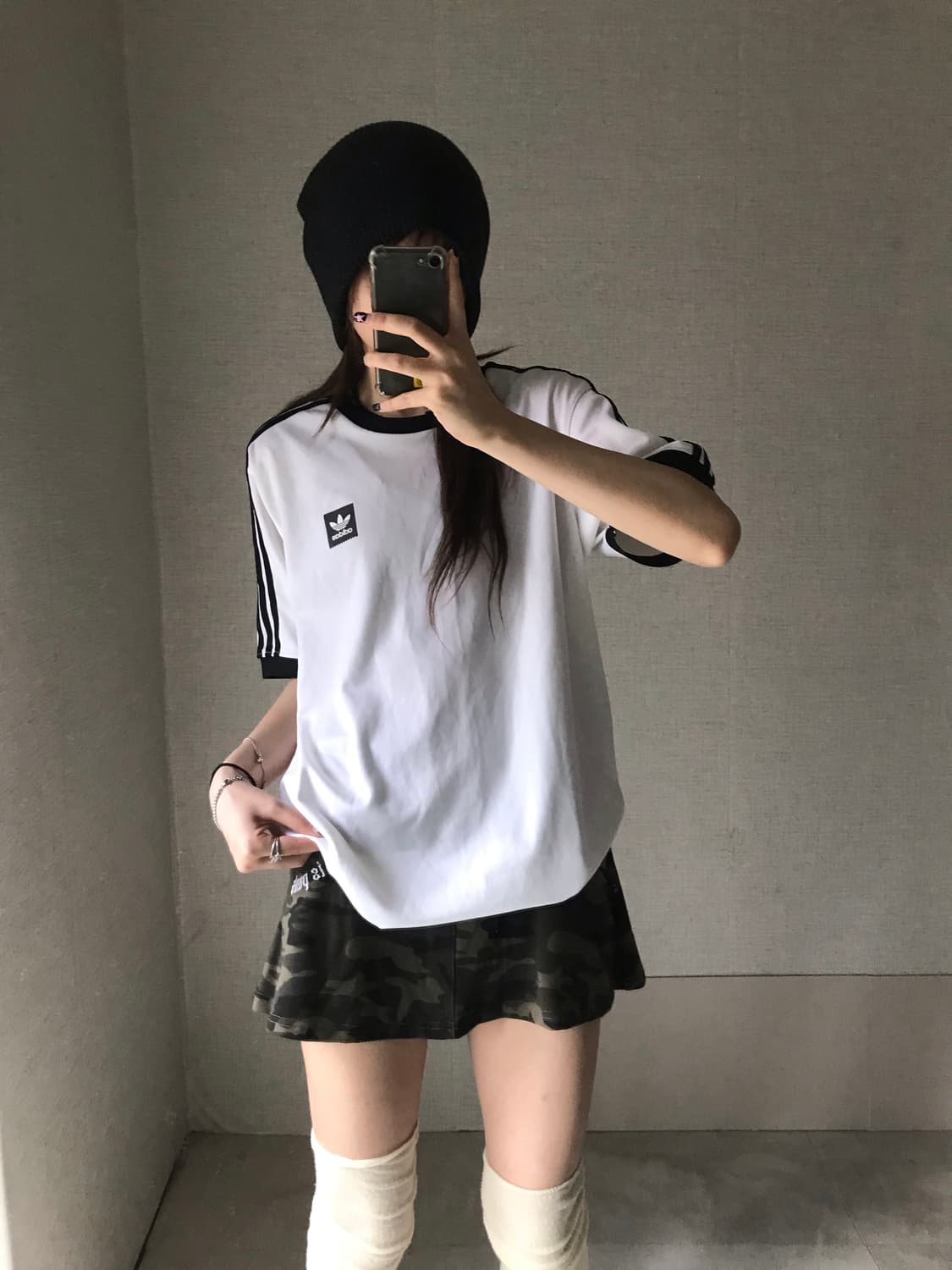 아디다스 흰검 링거티셔츠 상품이미지5