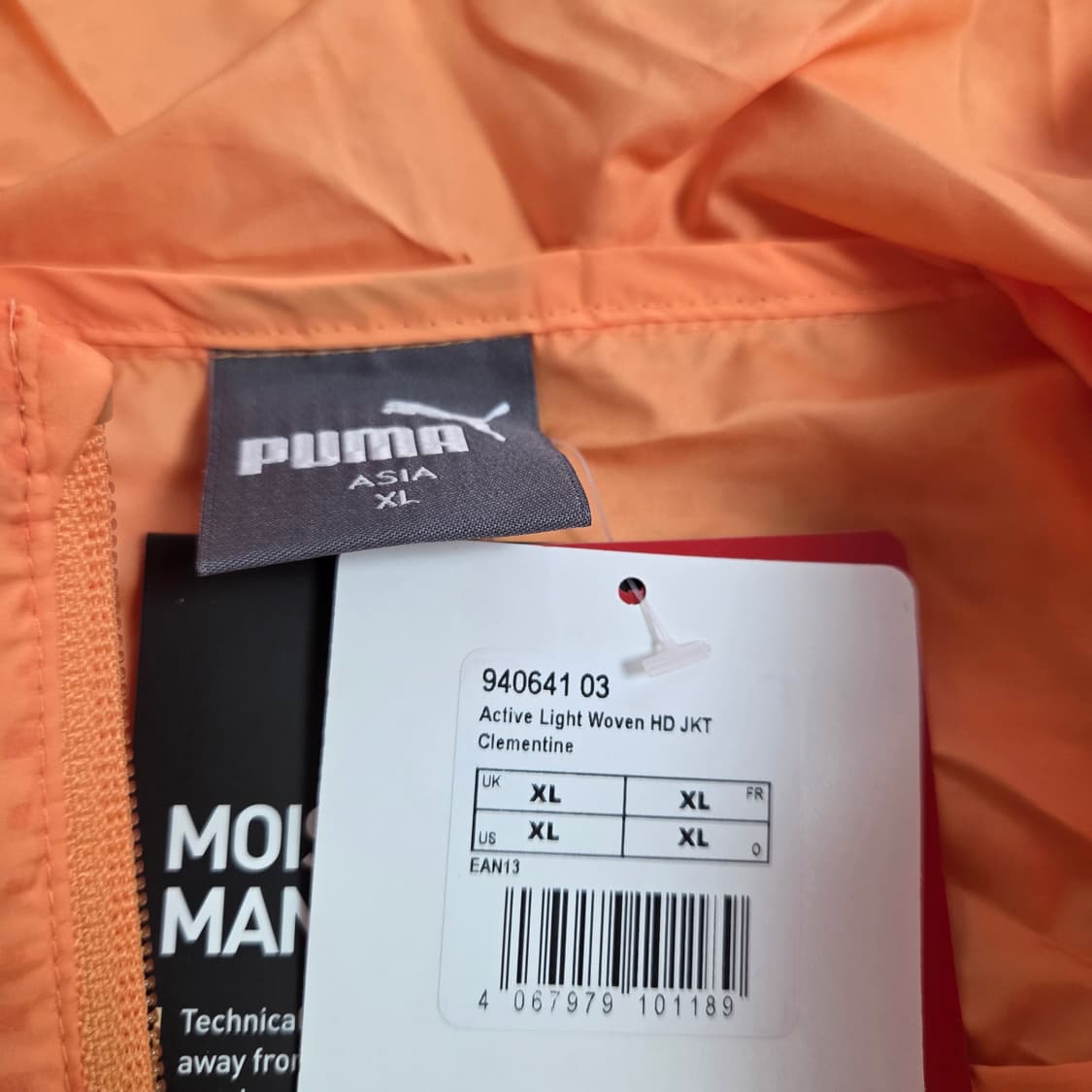 XL 새상품 푸마 바람막이 후드집업119 상품이미지3