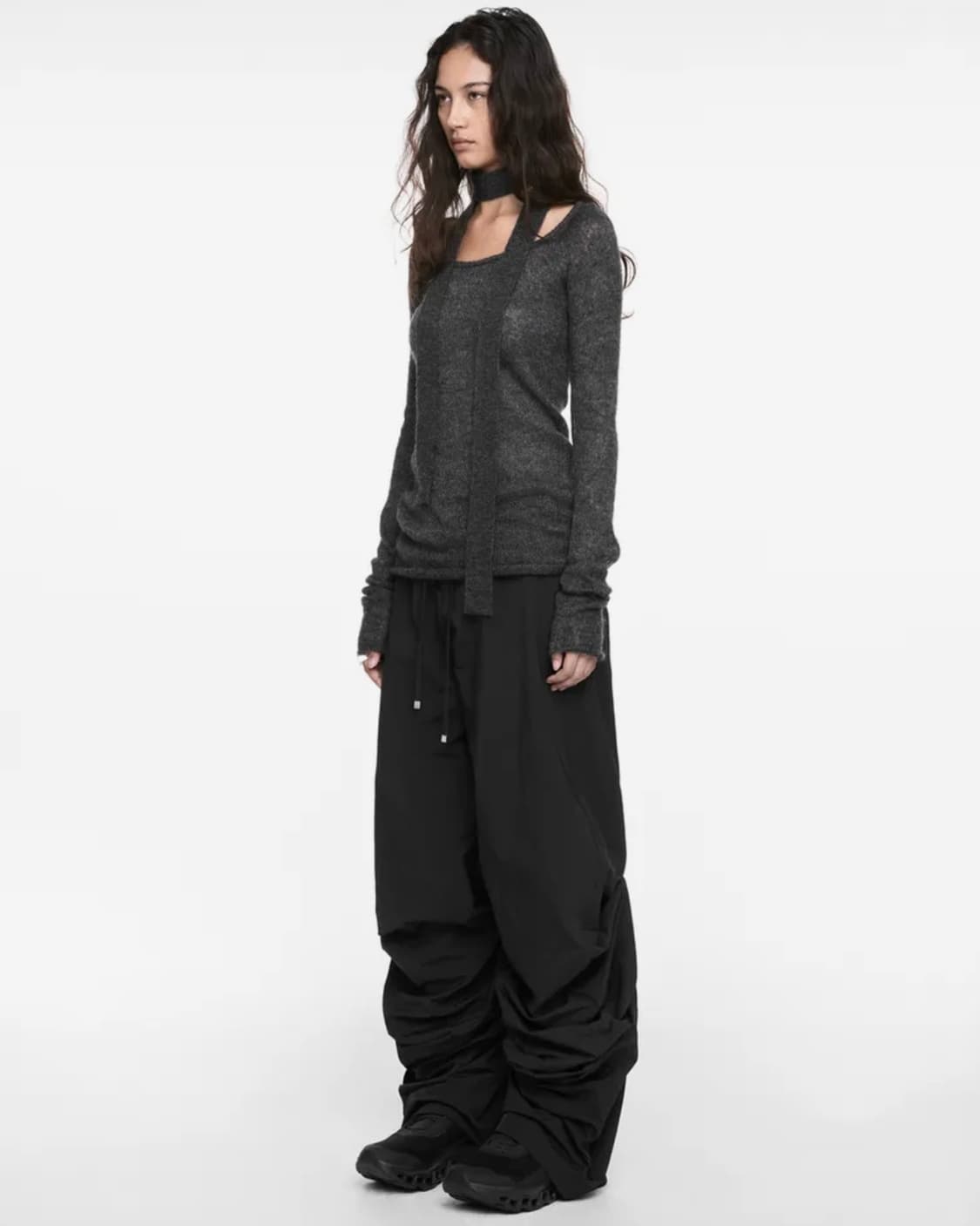 나체 Pintuck nylon pants size0 팝니다 상품이미지3