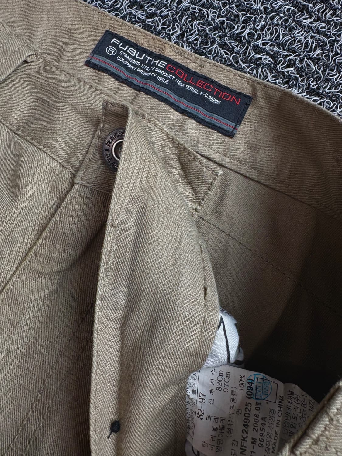 00s 후부 y2k 올드스쿨 카고 퍼티그 팬츠 1459 상품이미지4