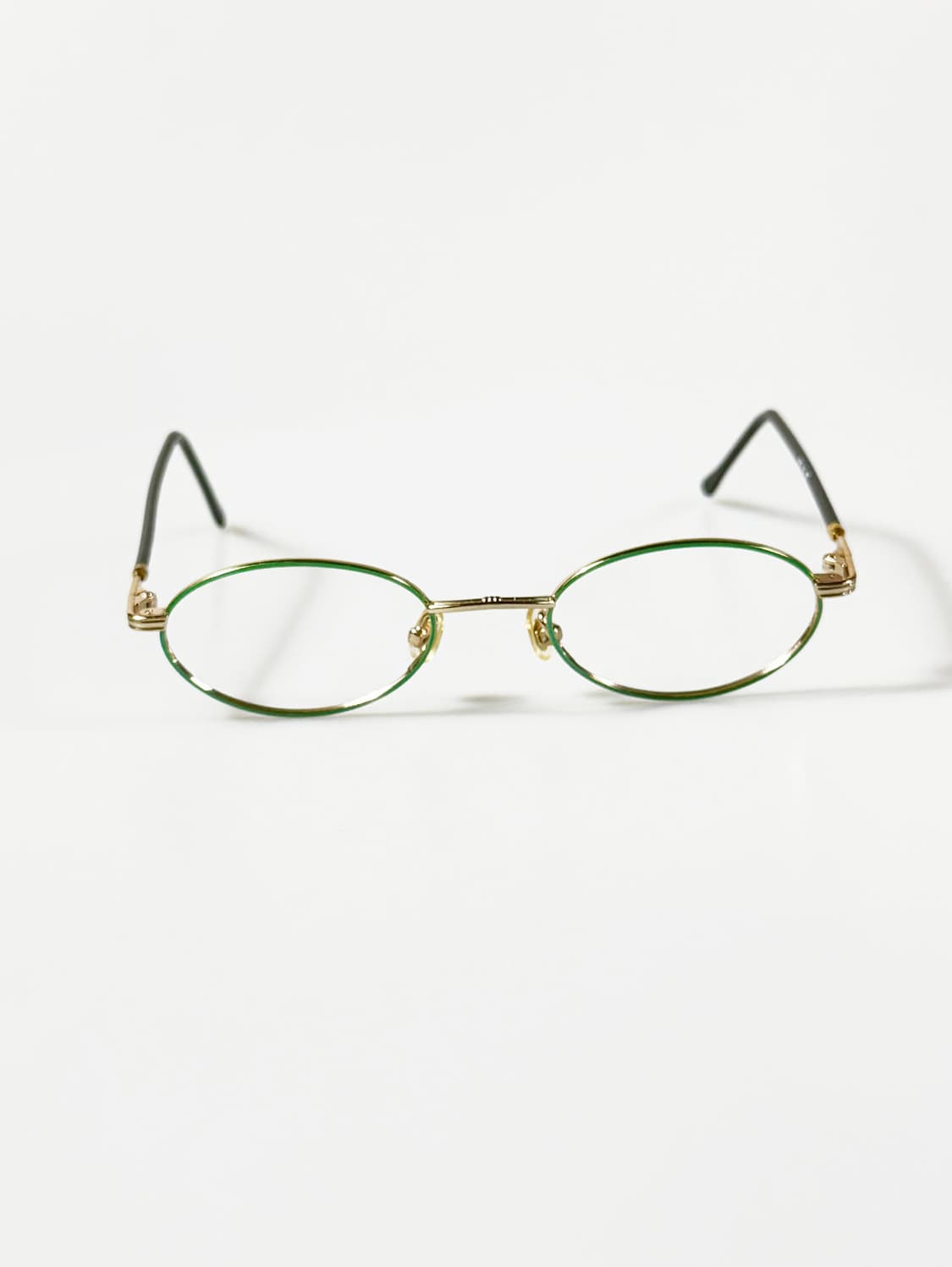 A.ONE 슬림 오벌 메탈 프레임 빈티지 안경 상품이미지2