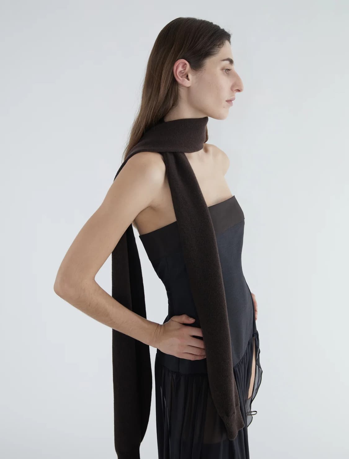 팔로마울 No 2716 Moix 머플러 브라운 상품이미지5