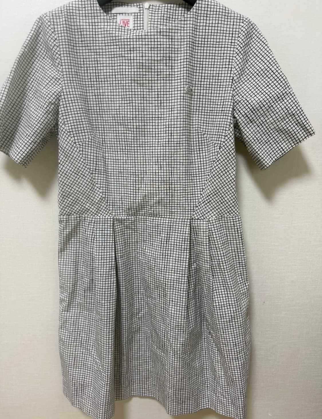 라코스테 미니 체크 원피스 (S) 상품이미지1