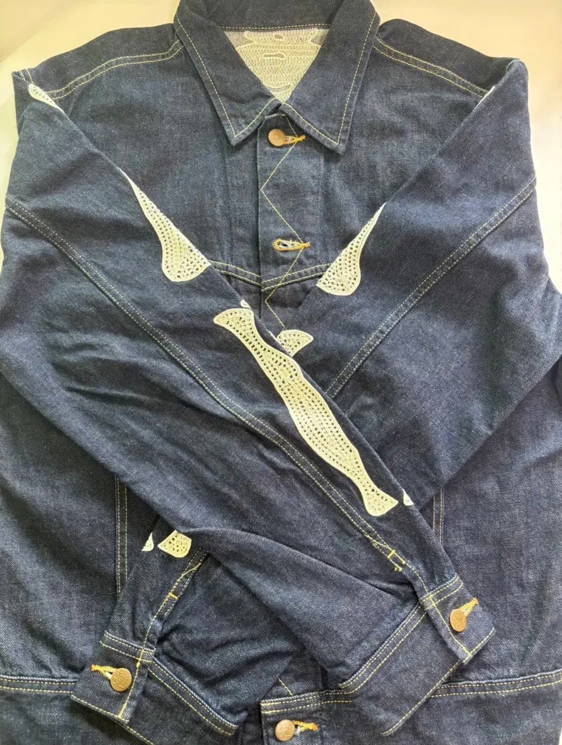 캐피탈 KAPITAL 11.5온즈 멕시칸 본 데님자켓 44 상품이미지1