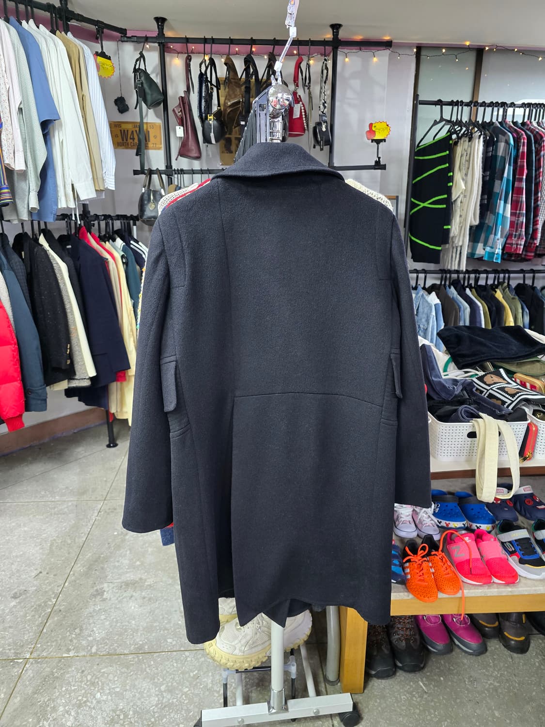 TIME 타임 블랙 캐시미어 코트 (1278) 상품이미지2