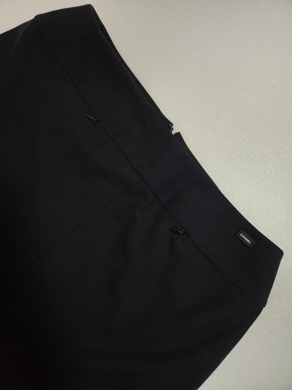 샤넬 블랙 미디 스커트 40 상품이미지3